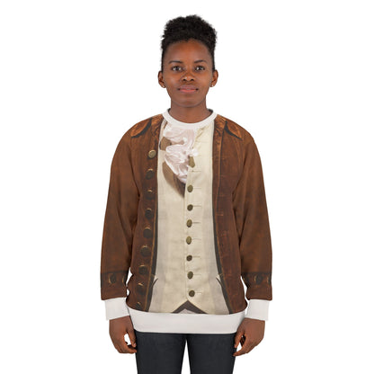 Alexander Military Brown Long Sleeve Shirt, Hamilton Musical Costume