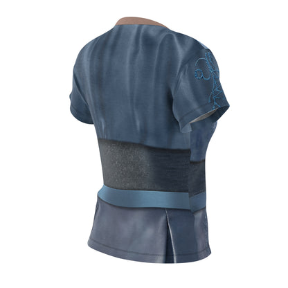 Chloe Charming Blue Jacket Women's Shirt, Descendants 5 Wicked Wonderland Costume