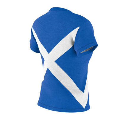 Scotland Soccer 2026 Fan Women's Shirt, Retro Scotland Flag Costume