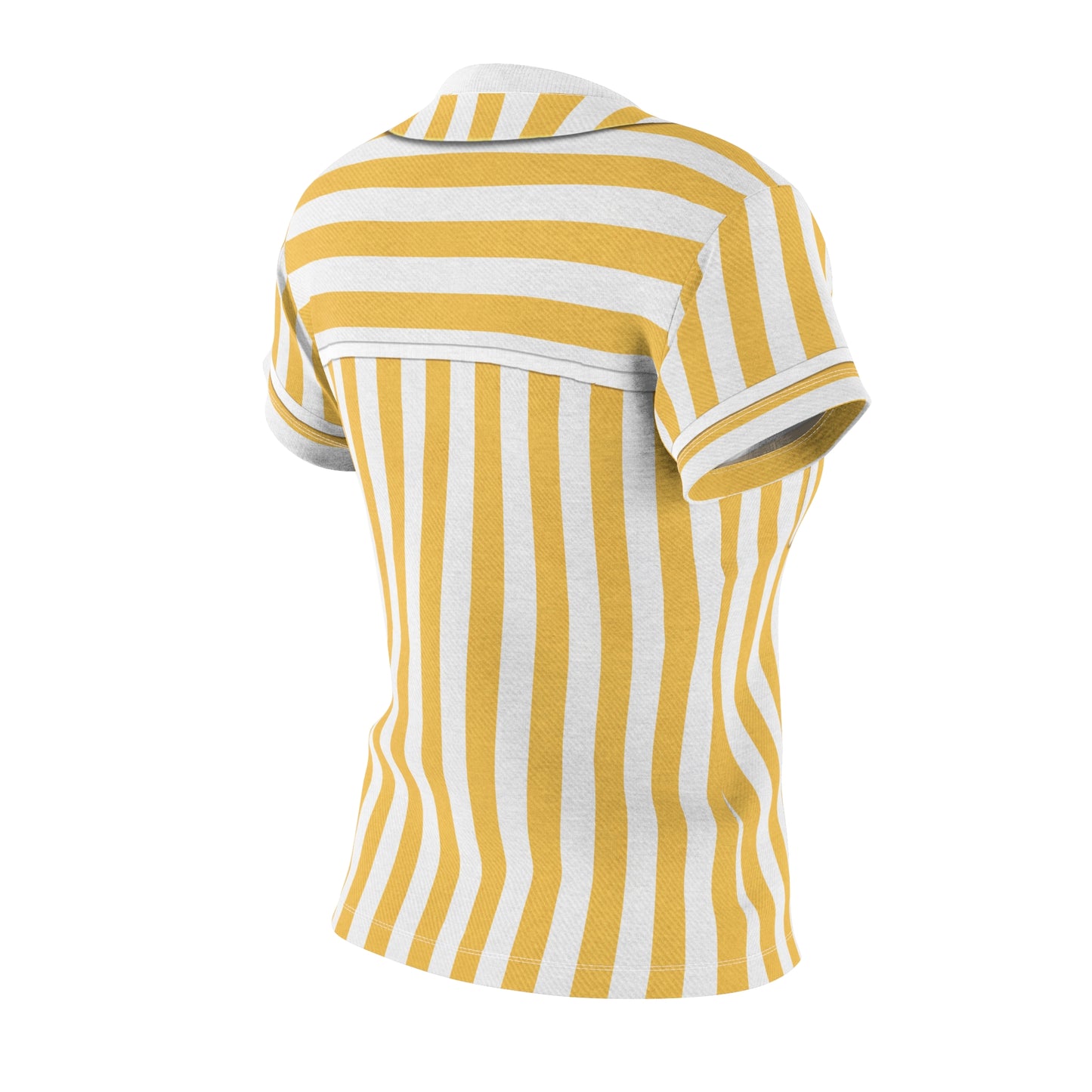 Disney Parking Cast Member Yellow Strip Shirt, Disney Cast Member Costume