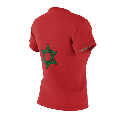Morocco Soccer 2026 Fan Women's Shirt, Retro Morocco Flag Costume
