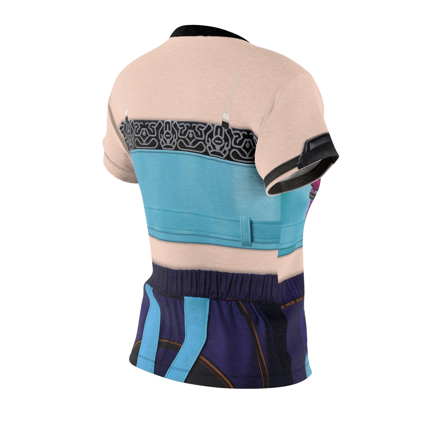 Kpop Blue Style Women's Shirt, IdoI Girl Group Inspired Cosplay Costume