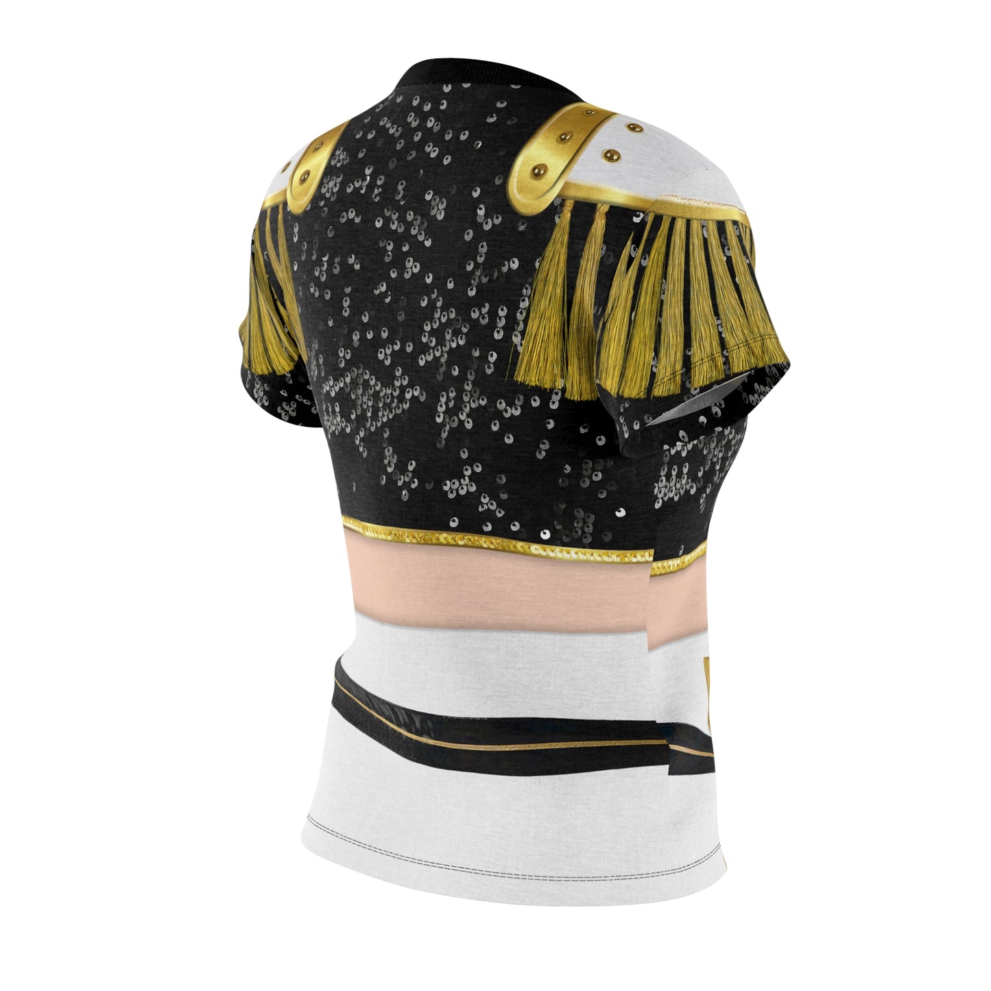 Kpop Black Gold Women's Shirt, K-Pop IdoI Girl Group Inspired Cosplay Costume