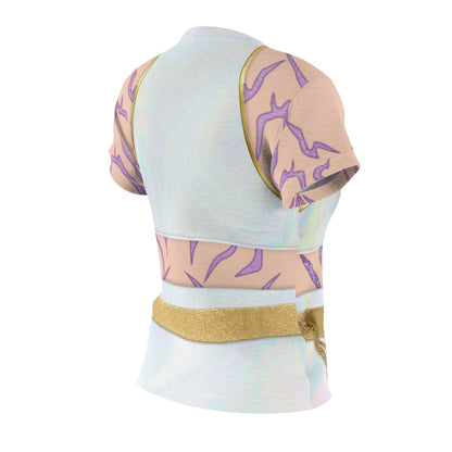Kpop Golden White Women's Shirt, K-Pop IdoI Girl Group Inspired Cosplay Costume