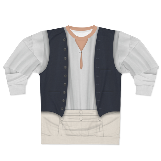 Prince Eric Sleeve Shirt, The Little Mermaid 2023 Costume