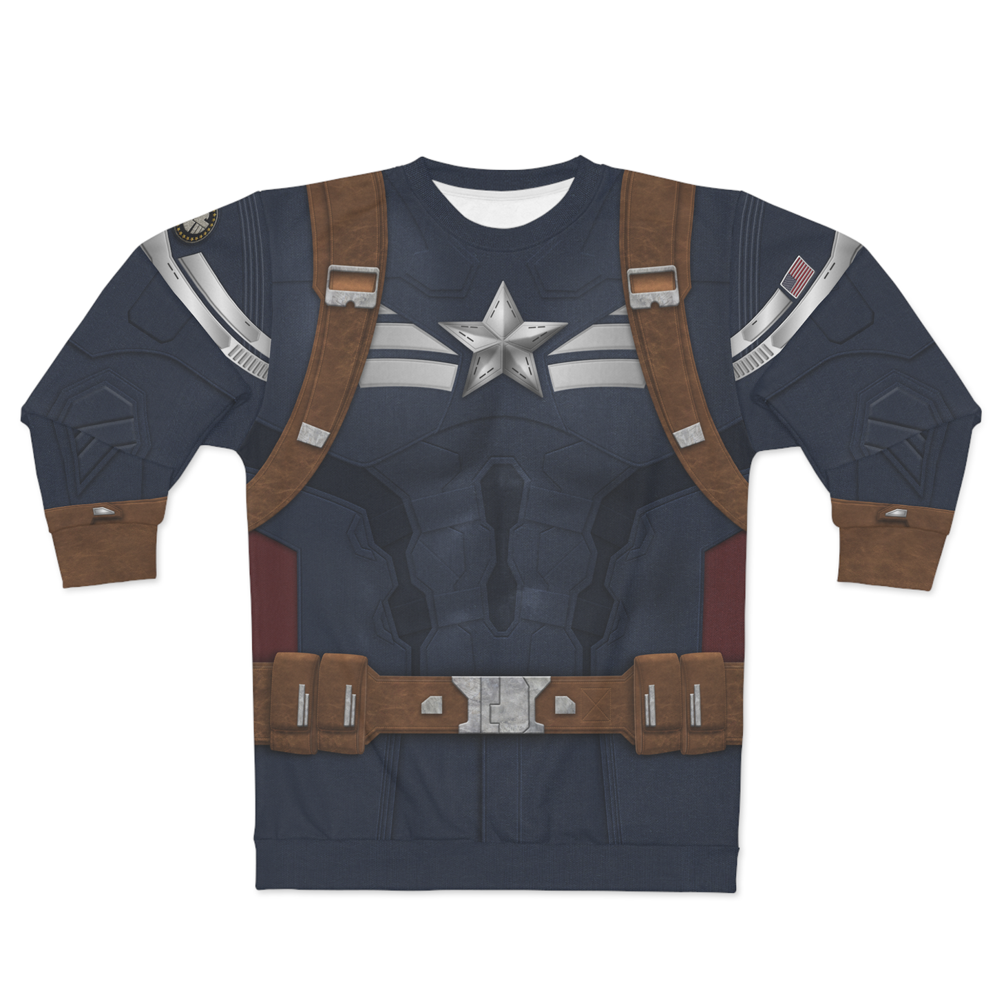 Captain America Stealth Suit Long Sleeve Shirt, The Winter Soldier Costume