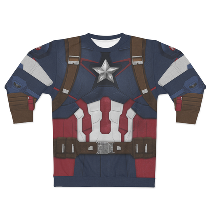 Captain America Long Sleeve Shirt, Avengers Age of Ultron Costume