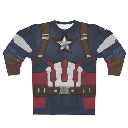 Captain America Long Sleeve Shirt, Avengers Age of Ultron Costume