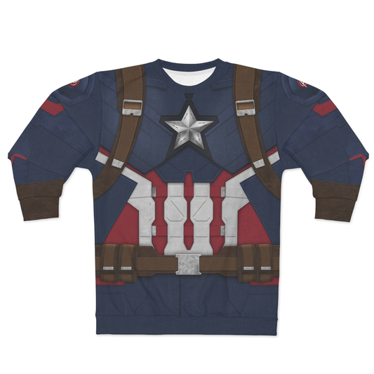 Captain America Long Sleeve Shirt, Captain America Civil War Costume