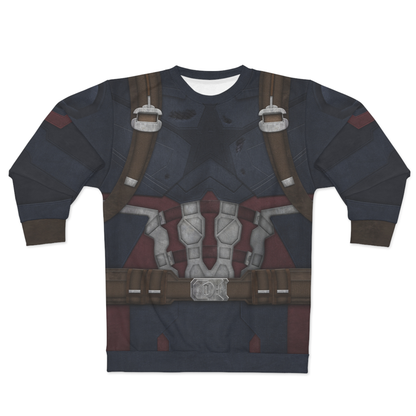 Captain America Long Sleeve Shirt, Avengers Infinity War Costume