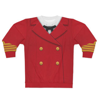 Captain Minnie Long Sleeve Shirt, Captain Cruise Line Costume