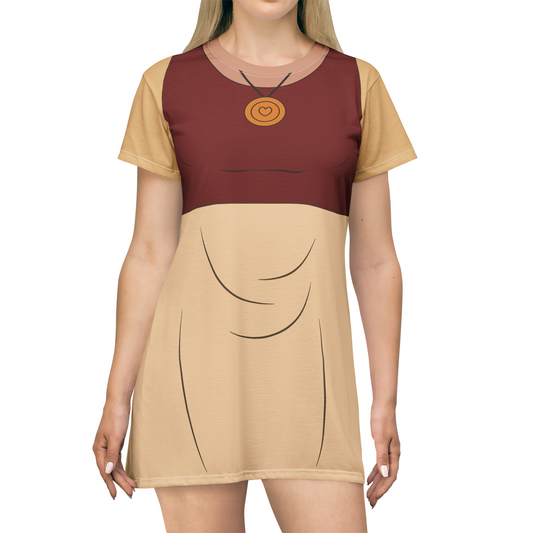 Sarah Hawkins Short Sleeve Dress, Treasure Planet Costume