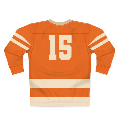 Riley Orange Ice Hockey Long Sleeve Shirt, Inside Out 2 Costume
