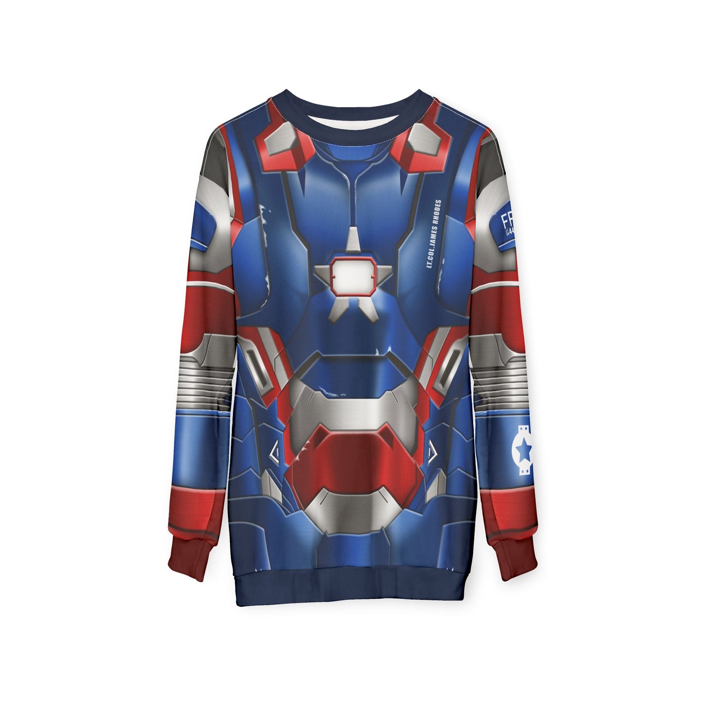 War Machine Long Sleeve Shirt, Iron Man 3 Character Inspired Costume