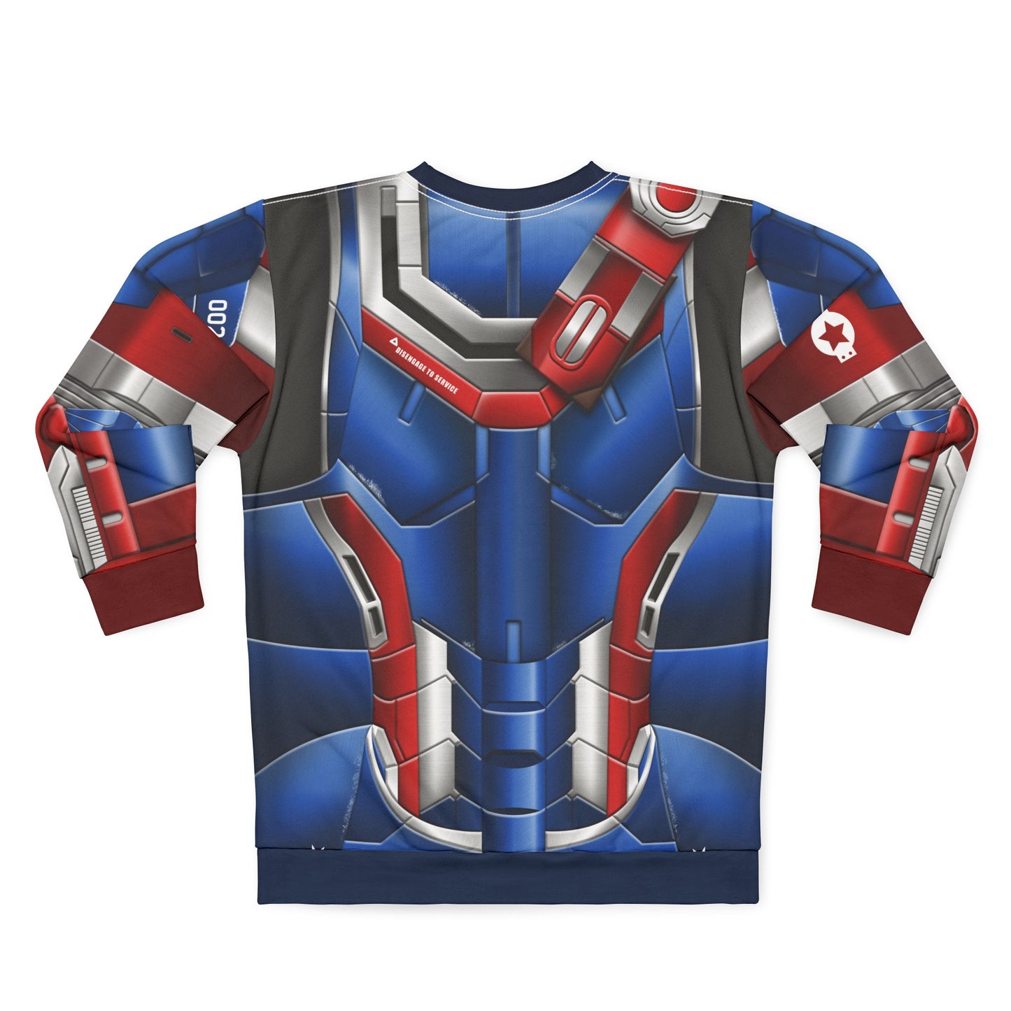War Machine Long Sleeve Shirt, Iron Man 3 Character Inspired Costume