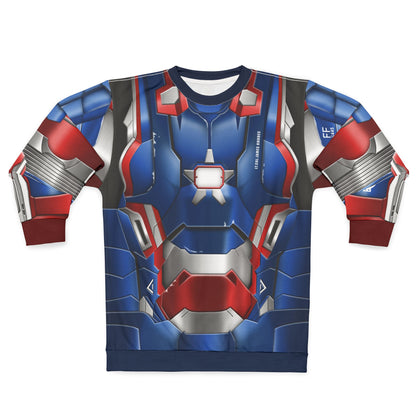 War Machine Long Sleeve Shirt, Iron Man 3 Character Inspired Costume