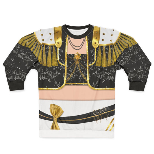 Kpop Black Gold Long Sleeve Cosplay, K-Pop IdoI Girl Group Inspired Cosplay Costume