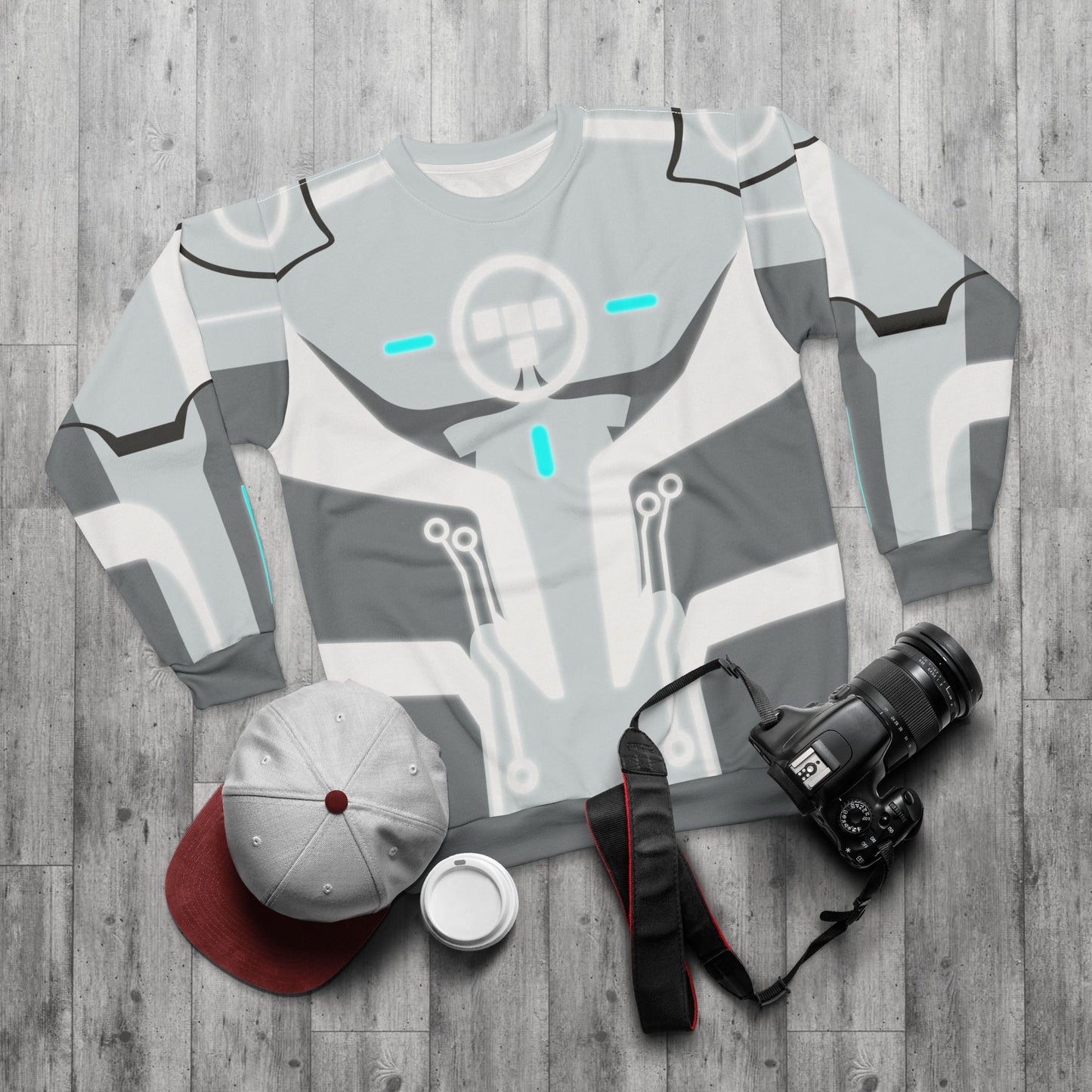 Tron Uprising Long Sleeve Shirt, The White Tron Costume