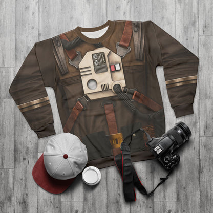 Gunter Armor Long Sleeve Cosplay, Star Wars Skeleton Crew Costume