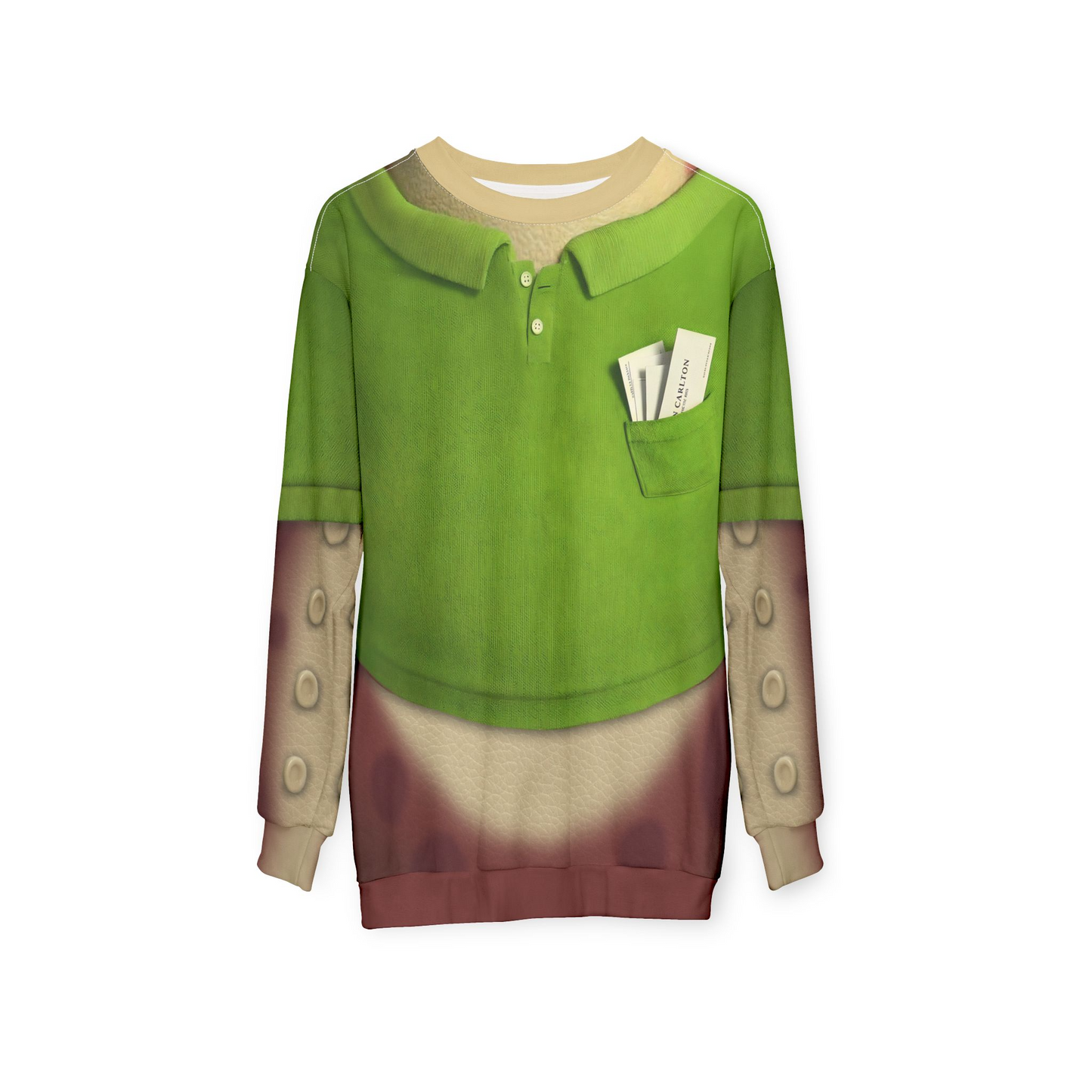 Don Carlton Long Sleeve Cosplay, Monsters University Character Inspired Costume