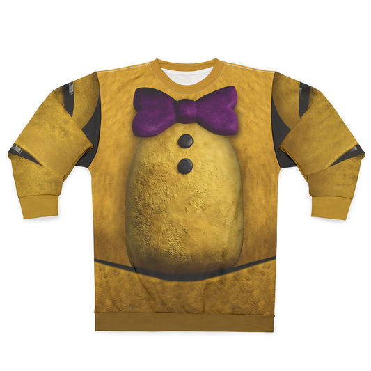 Freddy Animatronic Yellow Long Sleeve Cosplay, FNAF Character Inspired Costume