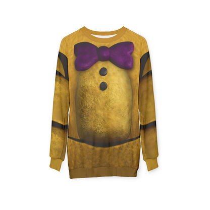 Freddy Animatronic Yellow Long Sleeve Cosplay, FNAF Character Inspired Costume