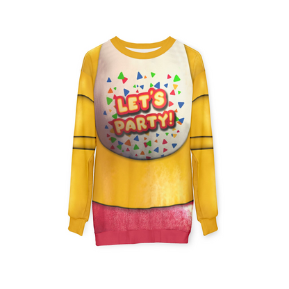 Chicken Toy Animatronic Long Sleeve Cosplay, FNAF Character Inspired Costume