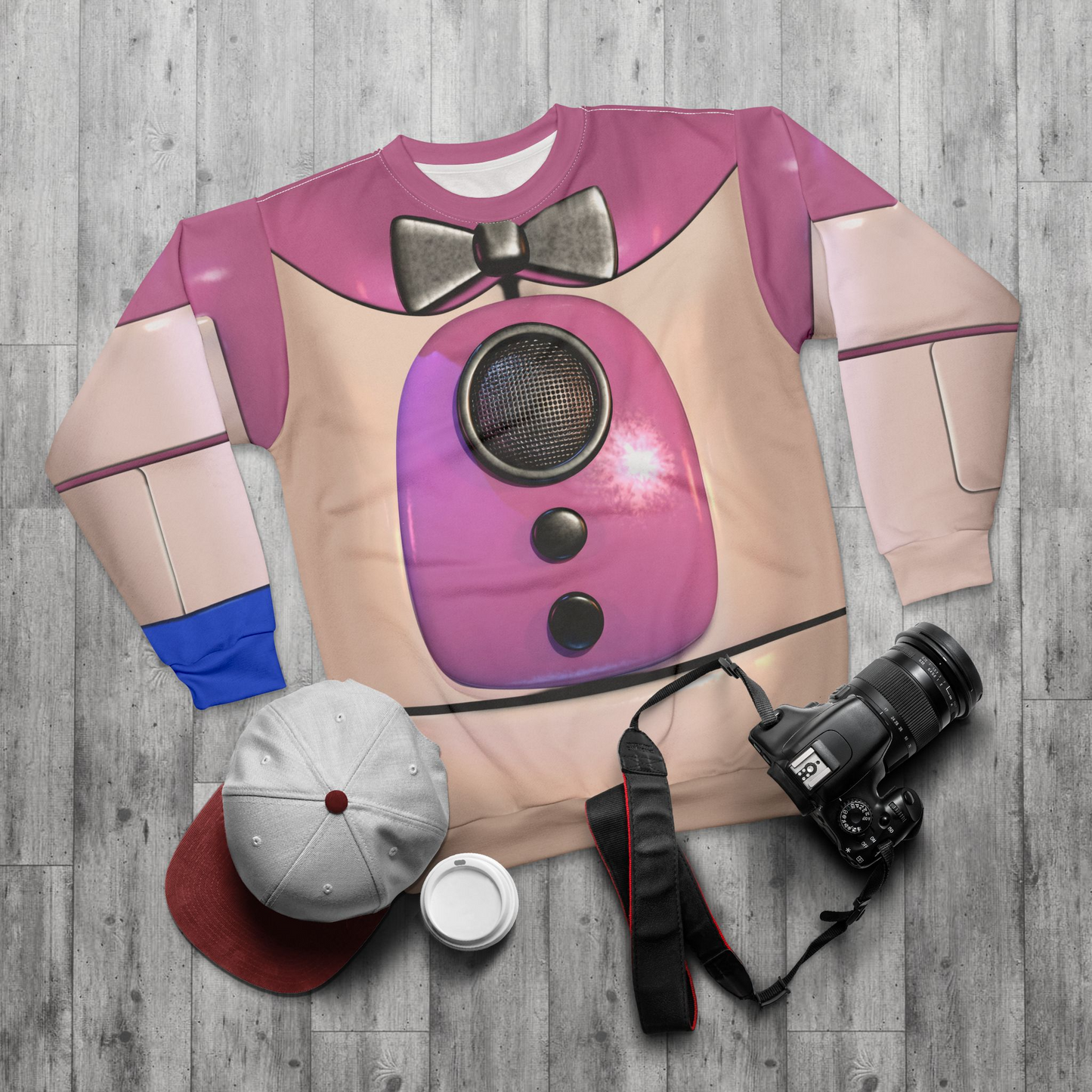 Funtime Animatronic Bear Long Sleeve Cosplay, FNAF Character Inspired Costume