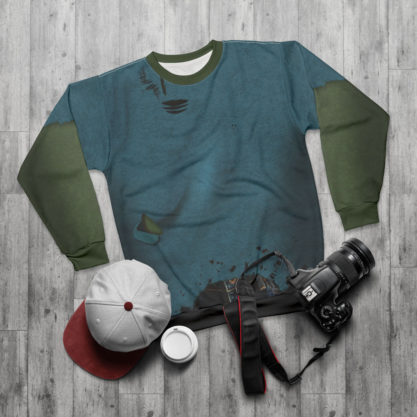 Zombie Chicken Jockey Cosplay Long Sleeve Shirt, The Overworld Game Character Inspired Costume