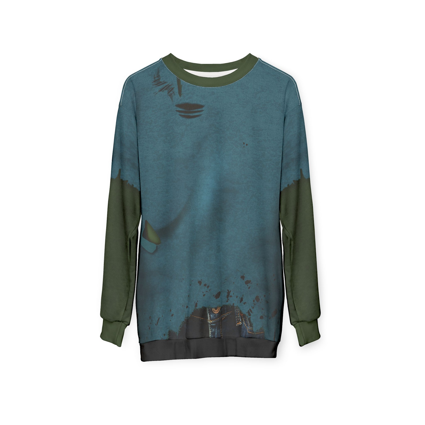Zombie Chicken Jockey Cosplay Long Sleeve Shirt, The Overworld Game Character Inspired Costume