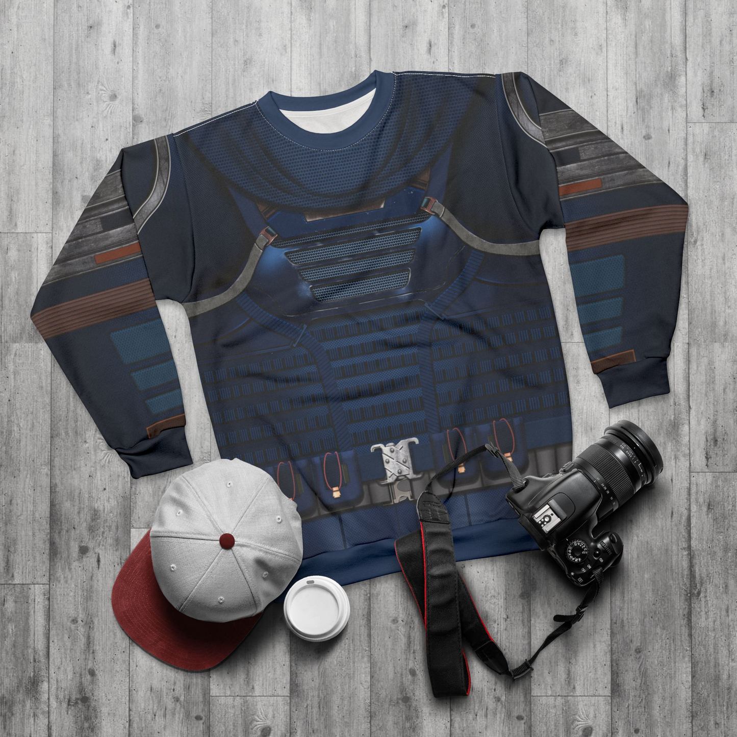 Taskmaster Long Sleeve Shirt, Thunderbolts Character Inspired Costume