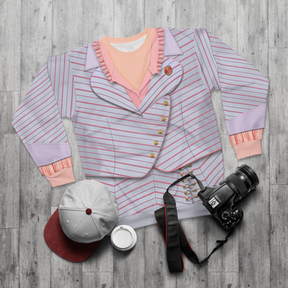 Pink Good Witch University Uniform Long Sleeve Shirt, Broadway Character Inspired Costume