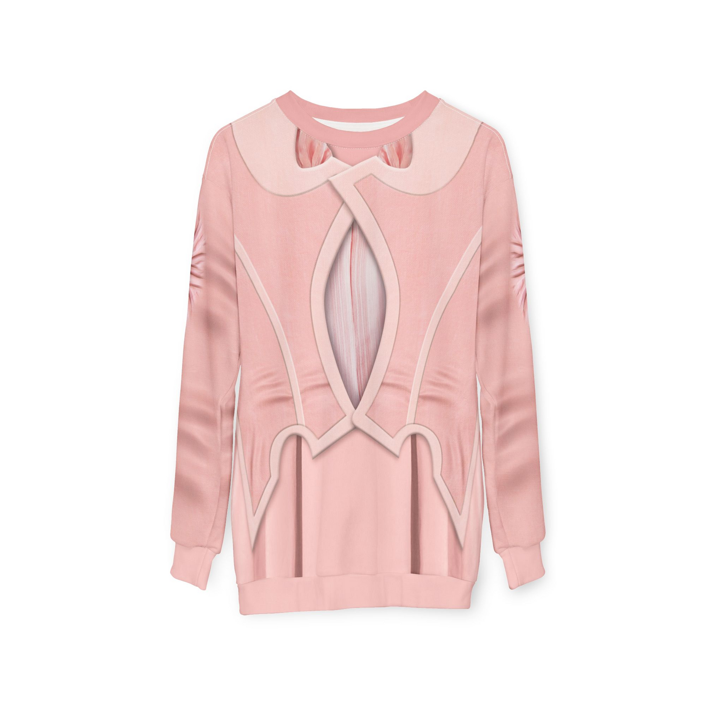 Glinda Pink Good Witch Long Sleeve Cosplay, Wicked Character Inspired Costume