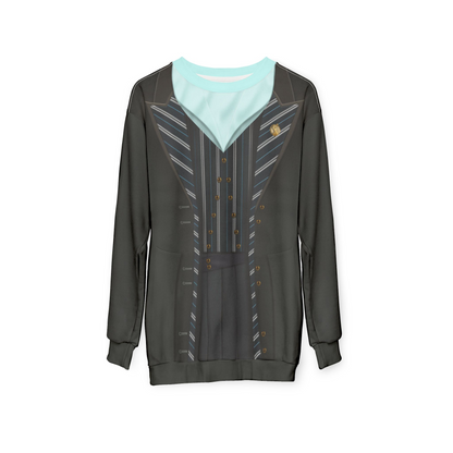 Elphaba Black Striped Shiz Uniform 2 Long Sleeve Cosplay, Wicked Character Inspired Costume