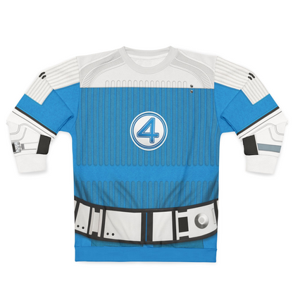 Jonathan Storm Long Sleeve Cosplay, The Fantastic Four Character Inspired Costume