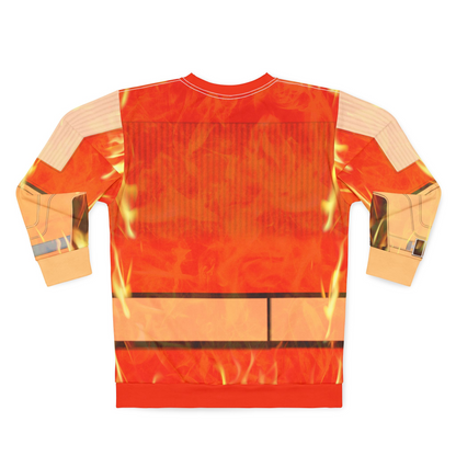 Human Torch Long Sleeve Cosplay, The Fantastic Four Character Inspired Costume