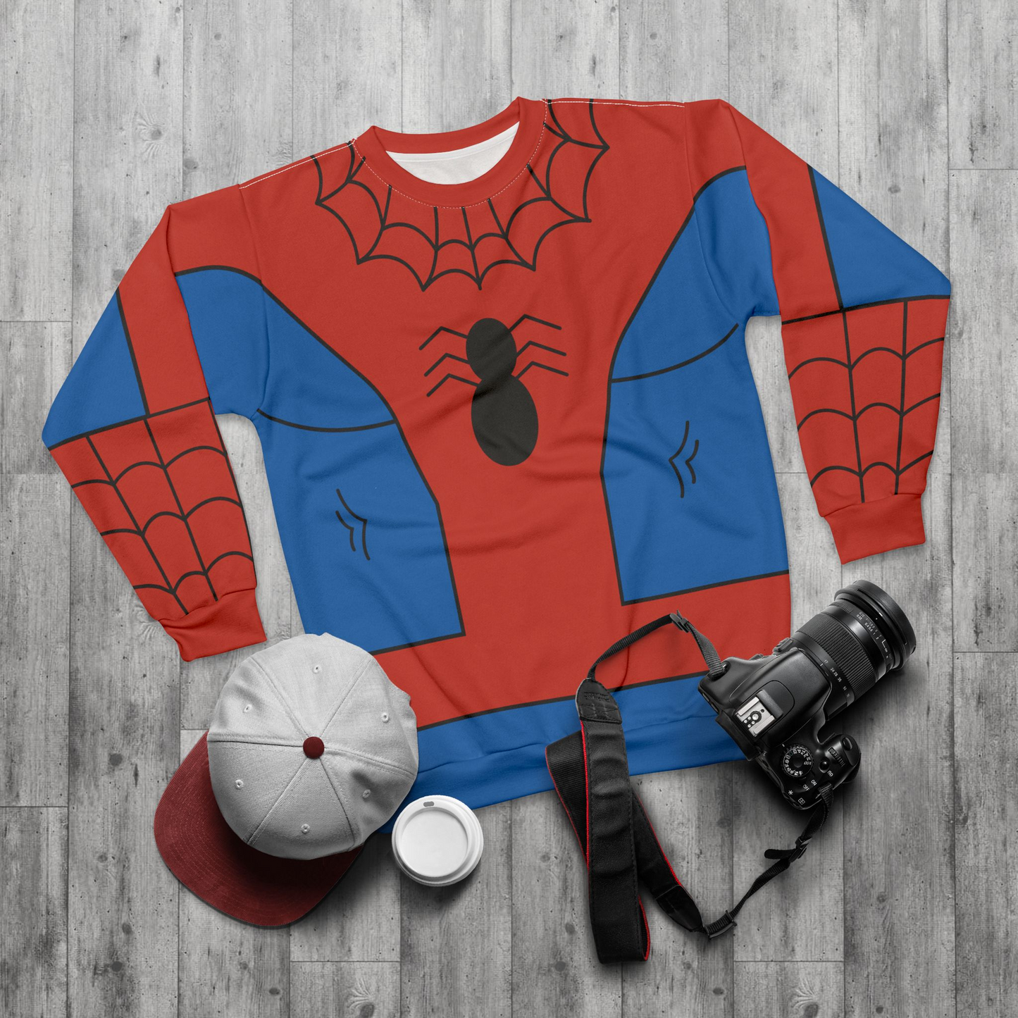 Spider-Man 90s Long Sleeve Cosplay, Spider-Man The Animated Series Inspired Costume