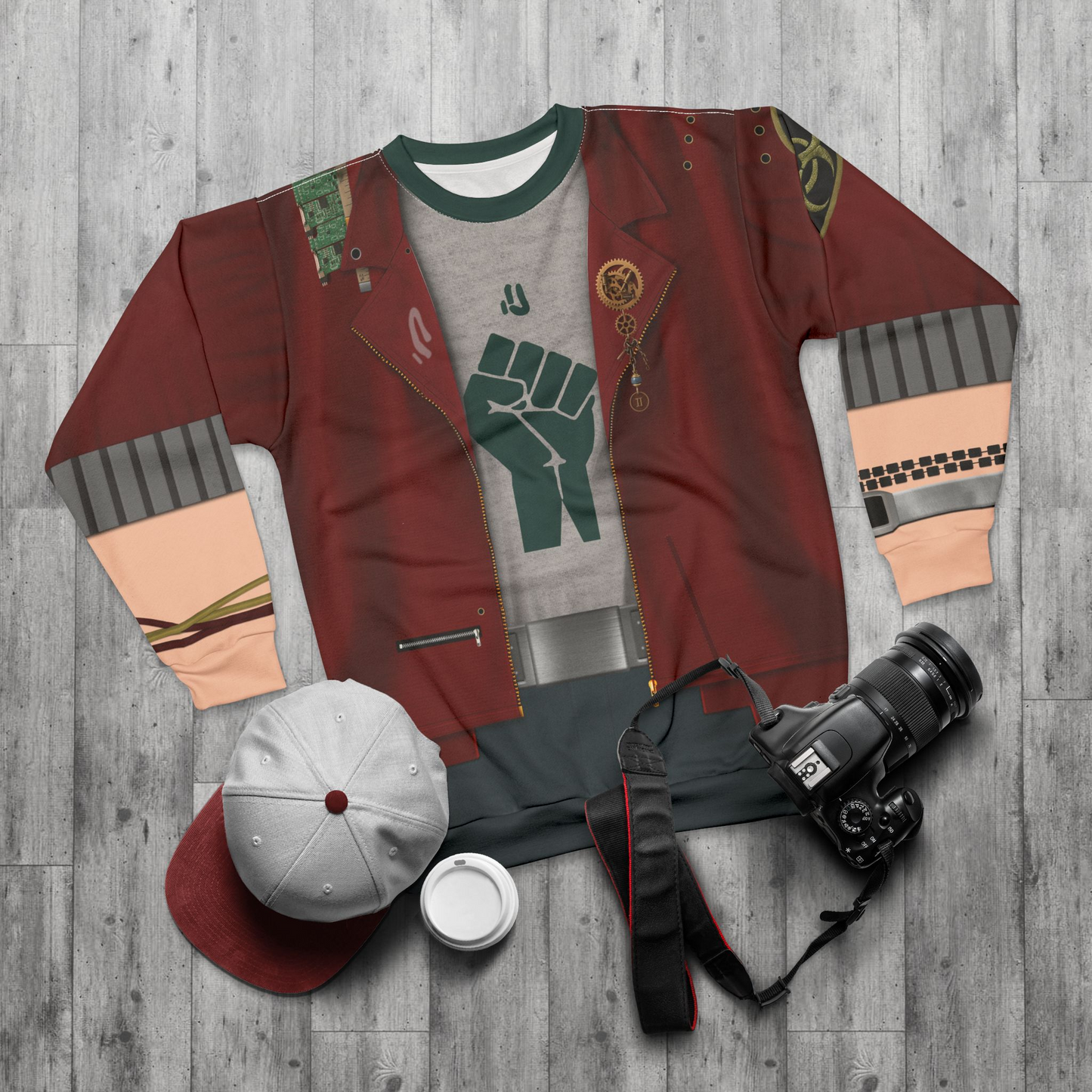 Eliza Zambi Long Sleeve Shirt, Zombies 4 Dawn of the Vampires Costume