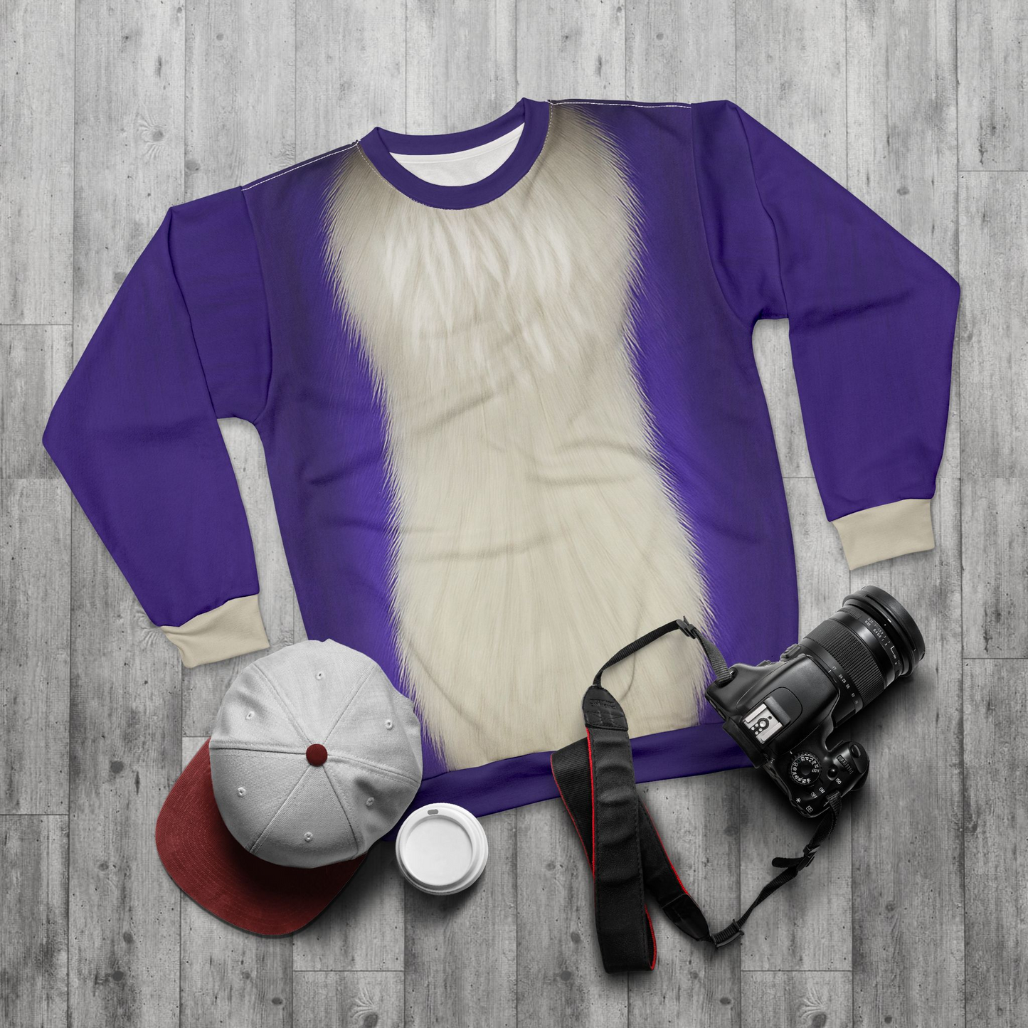 Hopper Purple Bunny Long Sleeve Cosplay, RoboGobo Inspired Character Costume