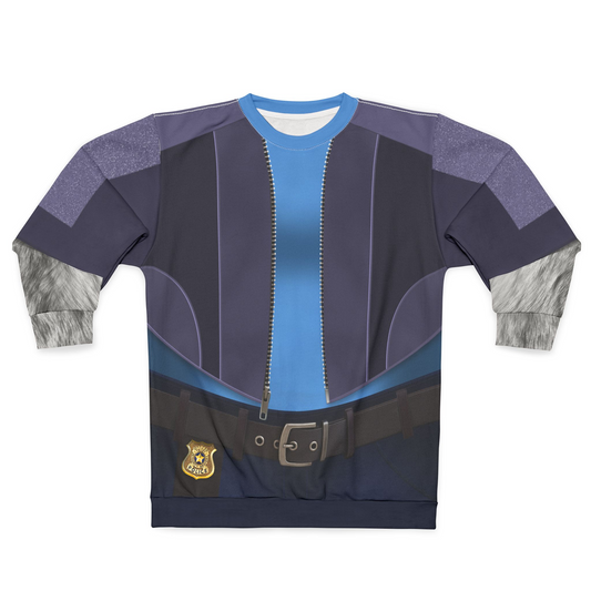 Nick Black Suit Long Sleeve Cosplay, Zootopia 2 Character Inspired Costume
