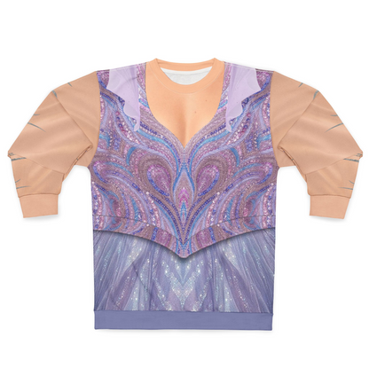 Glinda Purple Long Sleeve Cosplay, Wicked 2 Character Inspired Costume