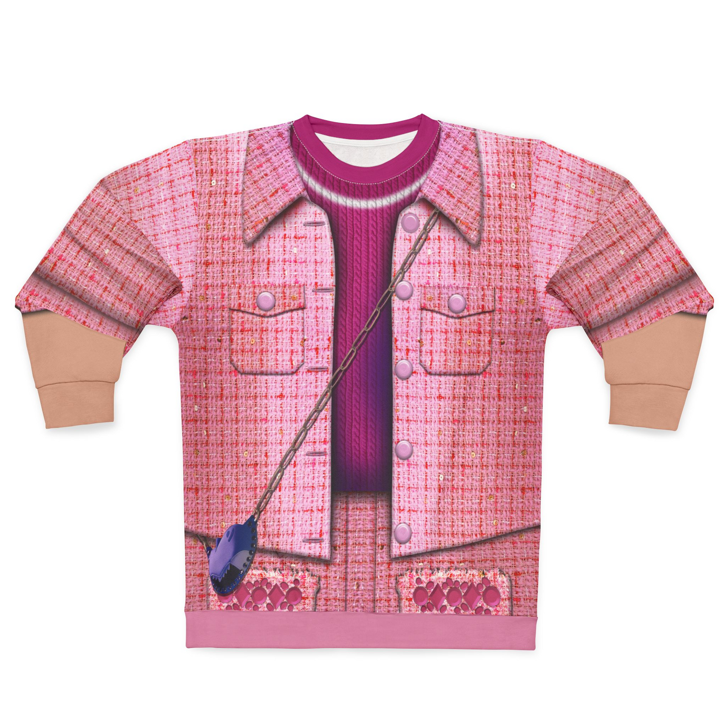 Vampirina Britney Pink Long Sleeve Cosplay, Vampirina Character Inspired Costume
