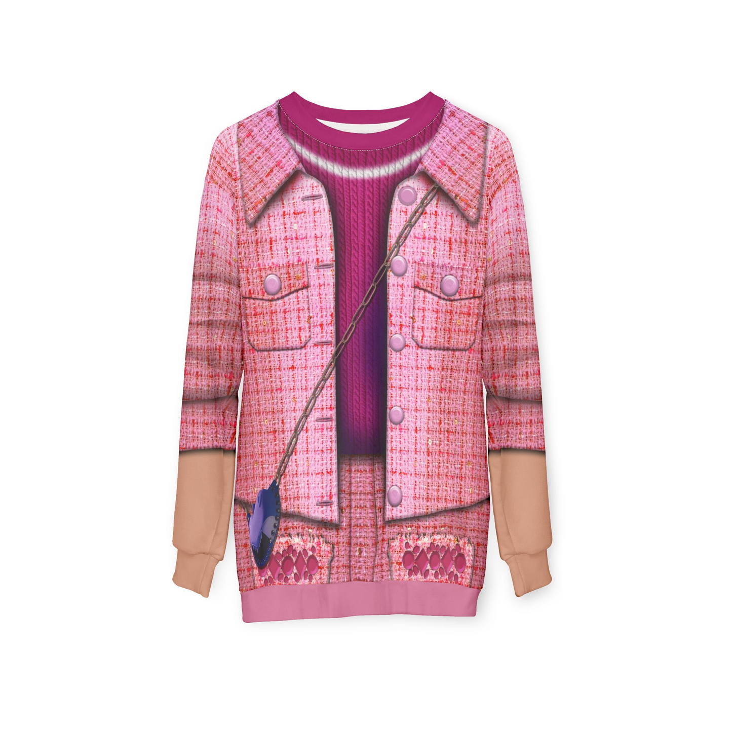 Vampirina Britney Pink Long Sleeve Cosplay, Vampirina Character Inspired Costume