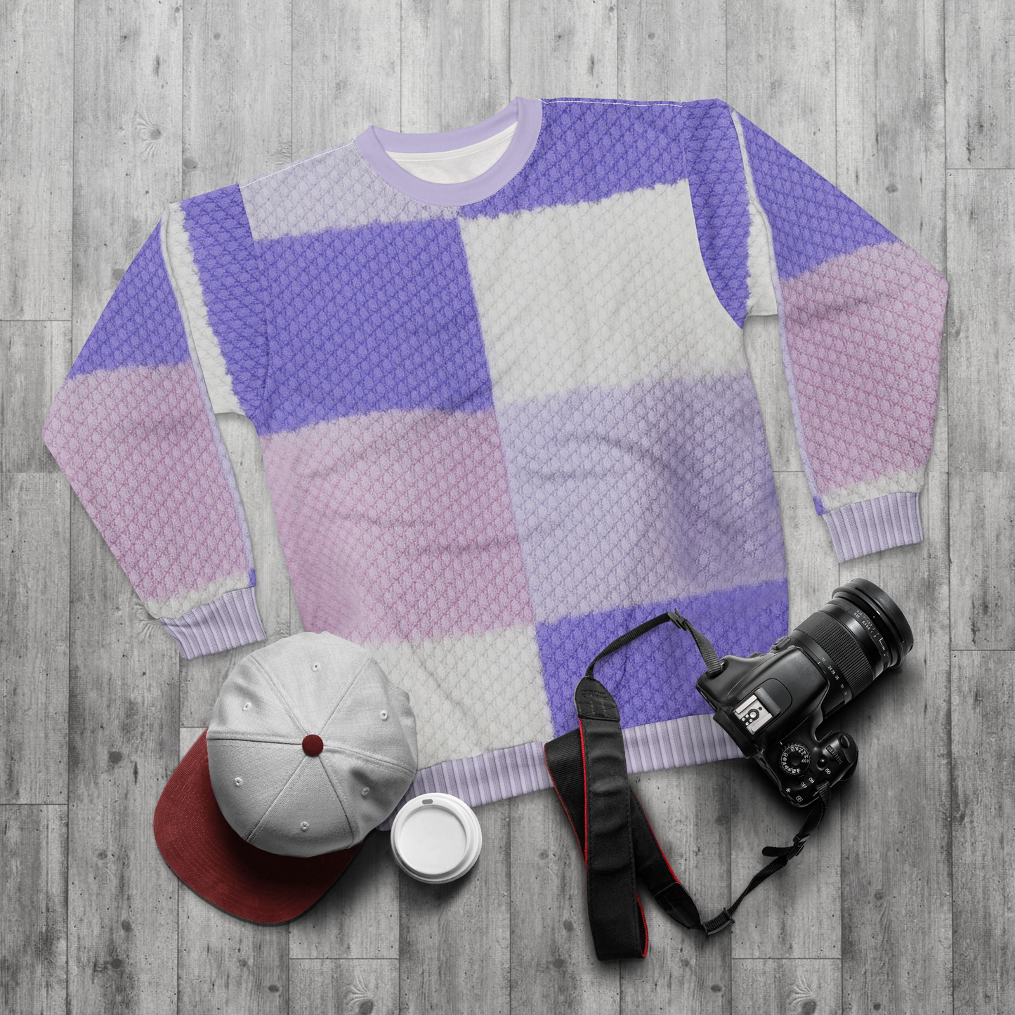 Winter Purple Pastel Color Block Long Sleeve Cosplay, Wizards Beyond Waverly Place Costume