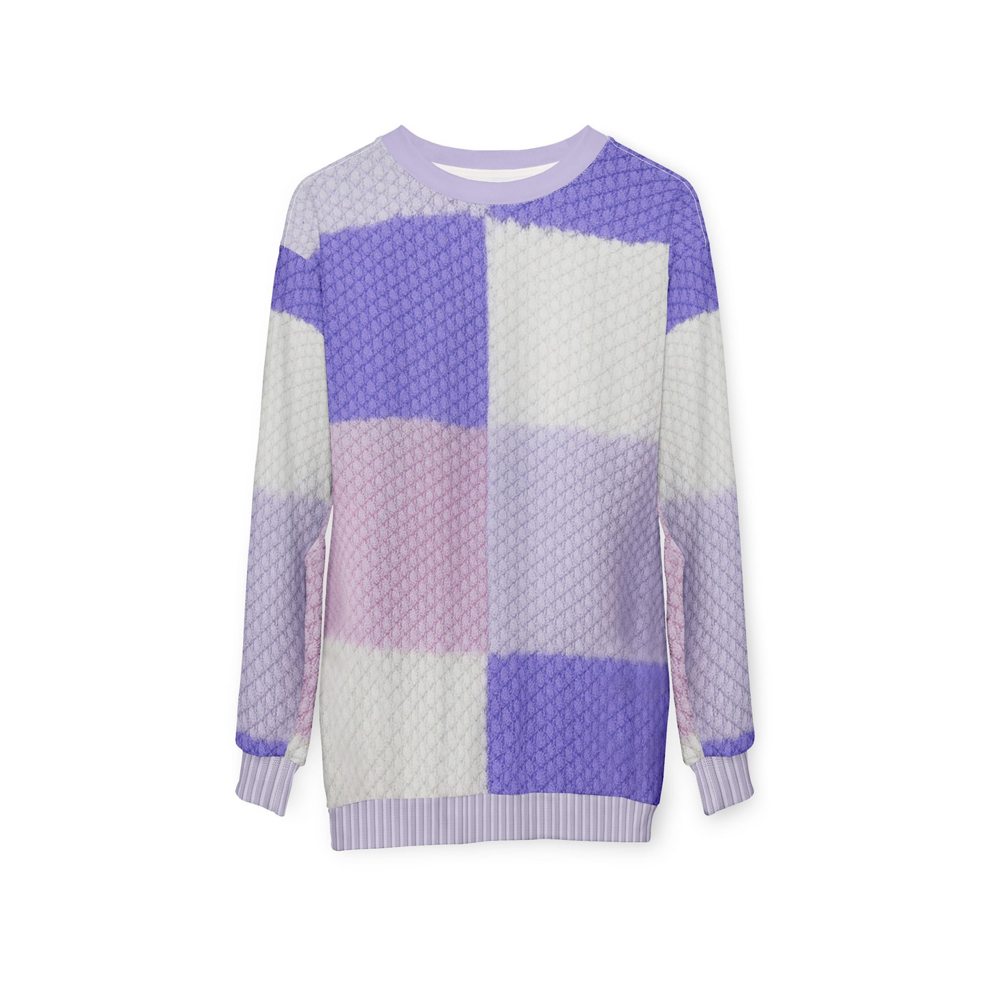 Winter Purple Pastel Color Block Long Sleeve Cosplay, Wizards Beyond Waverly Place Costume