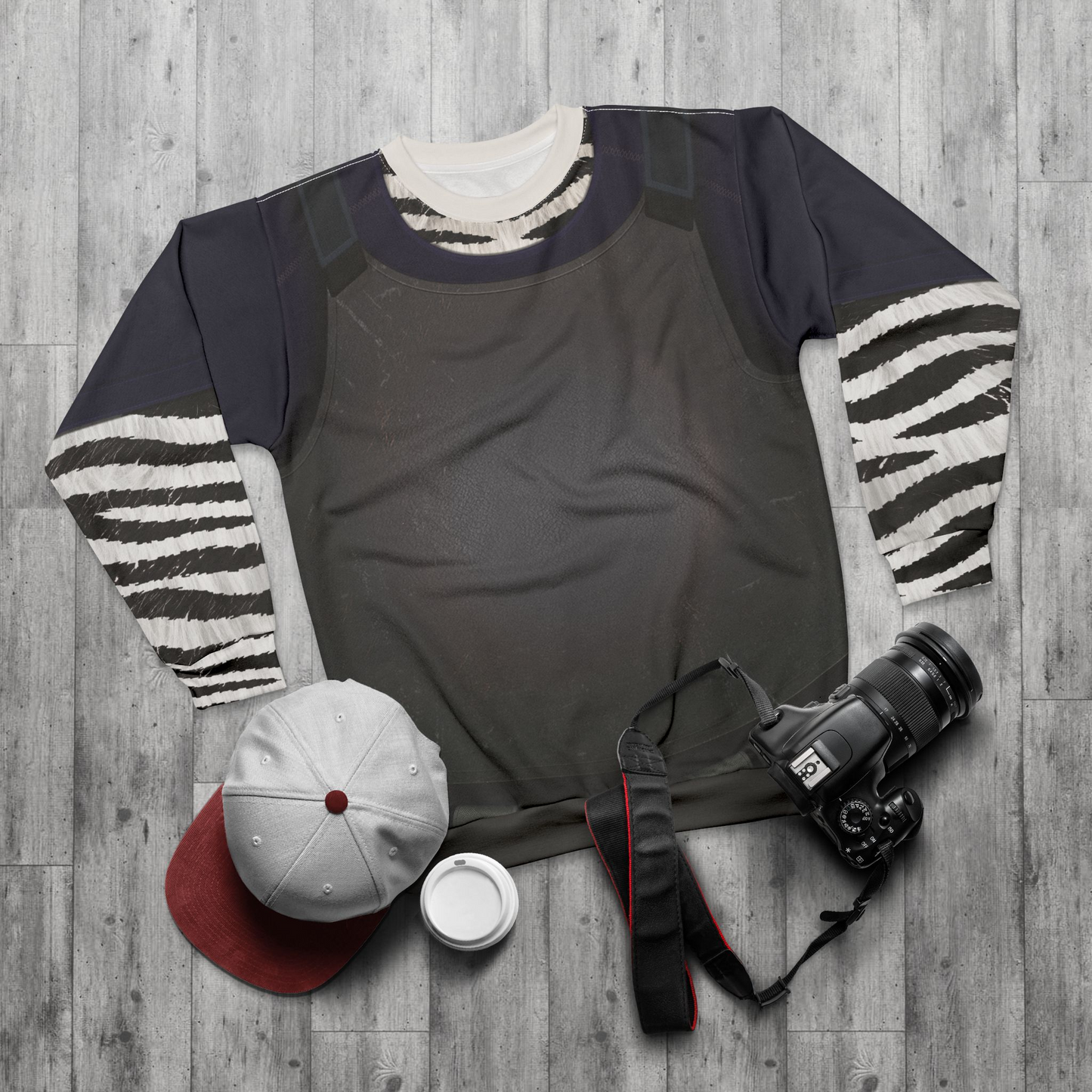 Gene Zebraxton Police Long Sleeve Cosplay, Zootopia 2 Character Inspired Costume