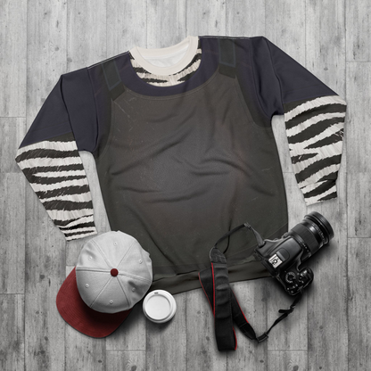 Gene Zebraxton Police Long Sleeve Cosplay, Zootopia 2 Character Inspired Costume