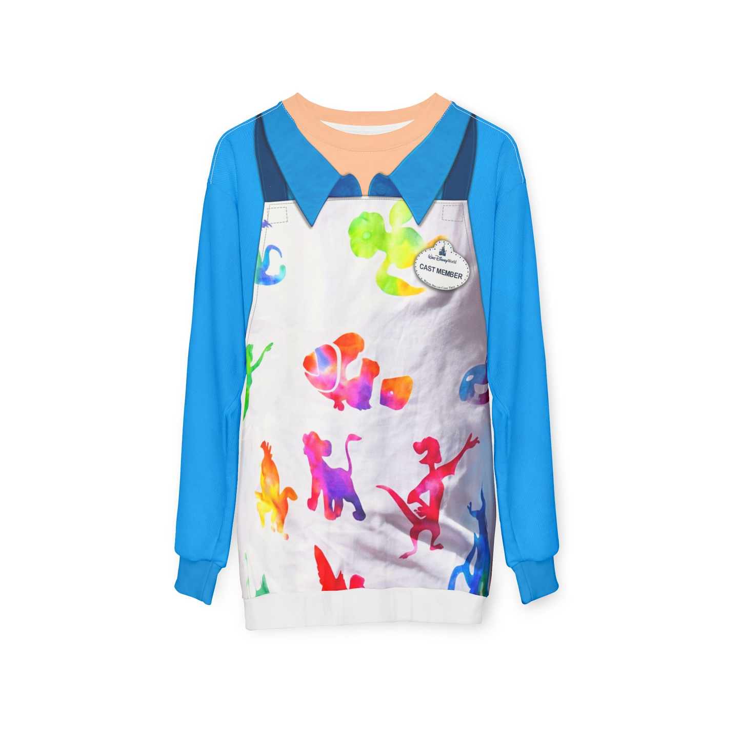 Animation Resort Cast Member Long Sleeve Shirt, Disney Cast Member Costume