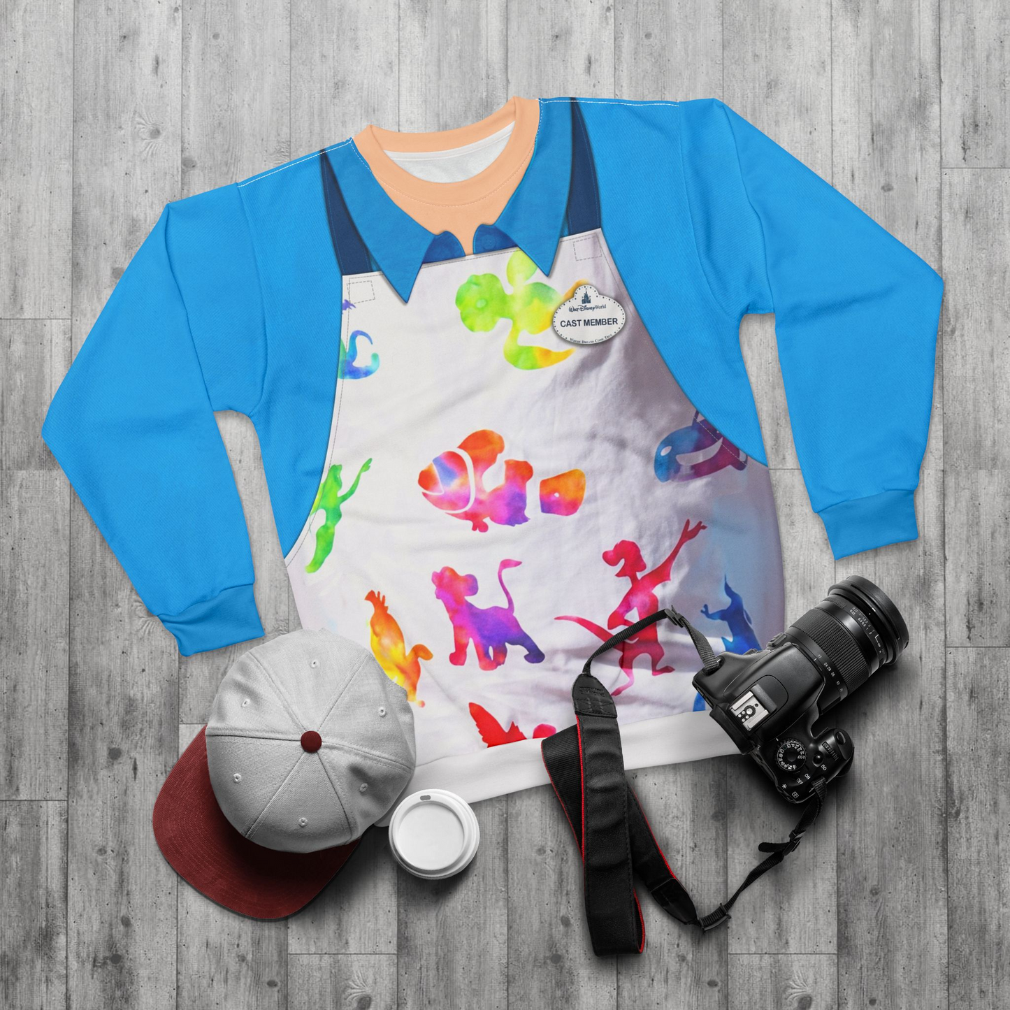 Animation Resort Cast Member Long Sleeve Shirt, Disney Cast Member Costume