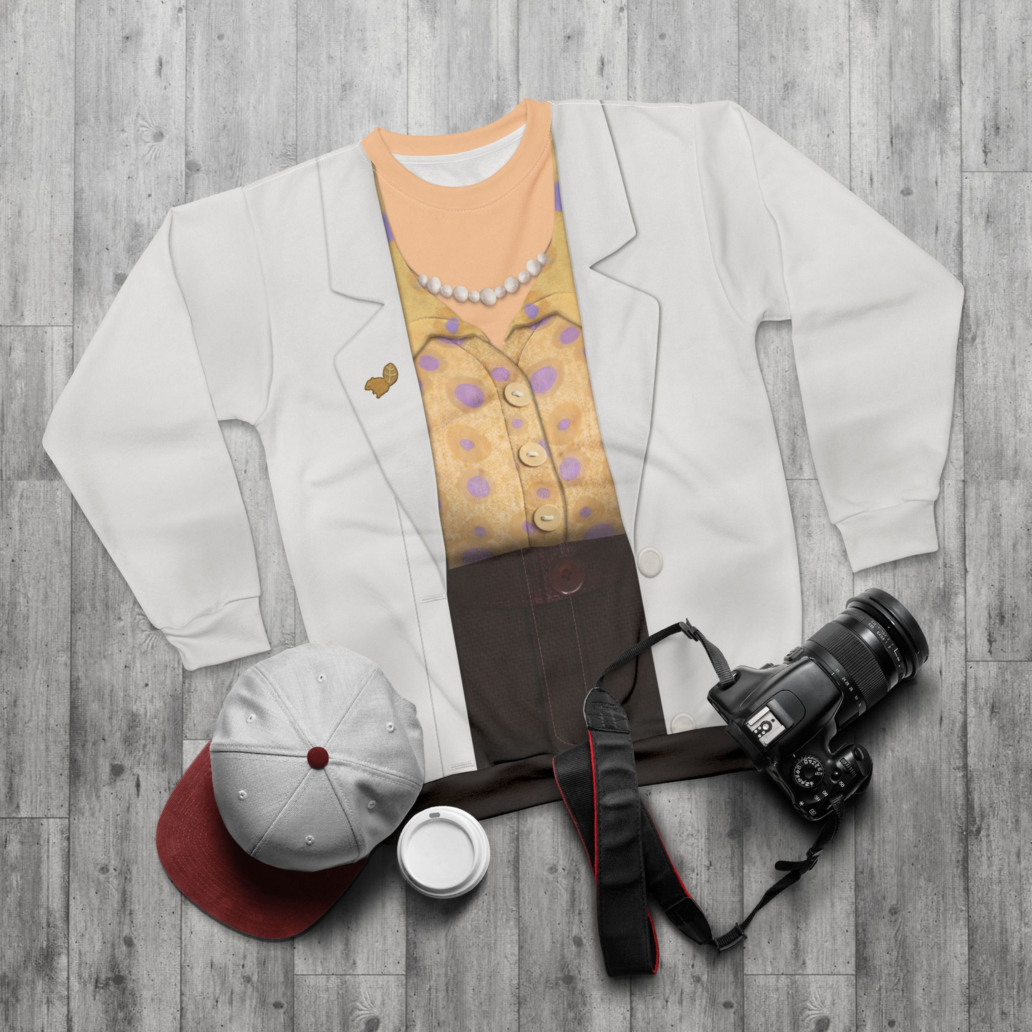 Dr. Sam Long Sleeve Cosplay, Hoppers Character Inspired Costume